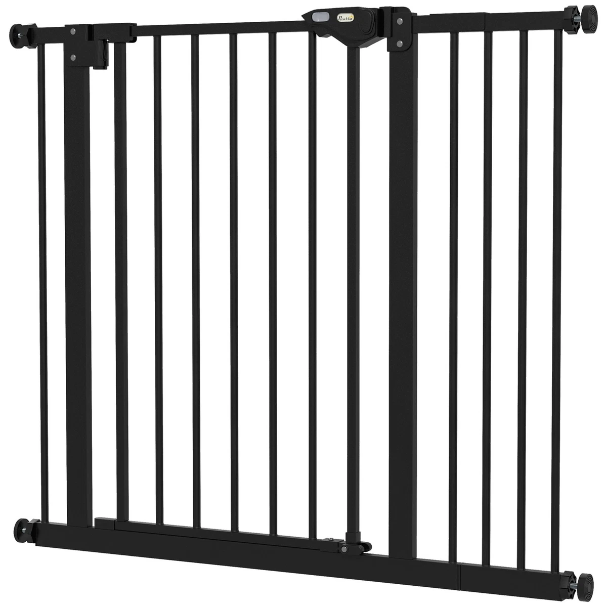 Yaheetech Recinto per Cani 6 Pannelli 100 cm da Interno da Esterno, Cancelletto Box per Cani Gatti, Cancello Barriera Pieghevole in Metallo per Casa Giardino