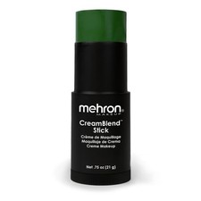 Mehron Makeup CreamBlend Stick Green Face and Body Paint 0.75 Oz