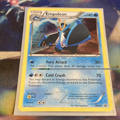 Pokemon TCG Empoleon BW56 Black & White Cosmos Holo Promo