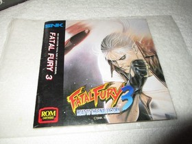 FATAL FURY 3 NEO GEO AES ENGLISH USA VERSION COMPLETE CIB RARE AUTHENTIC SNK