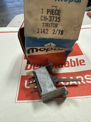 NOS Mopar 1978-79 Two Speed Wiper Switch B Body Magnum 300 Cordoba 3747334