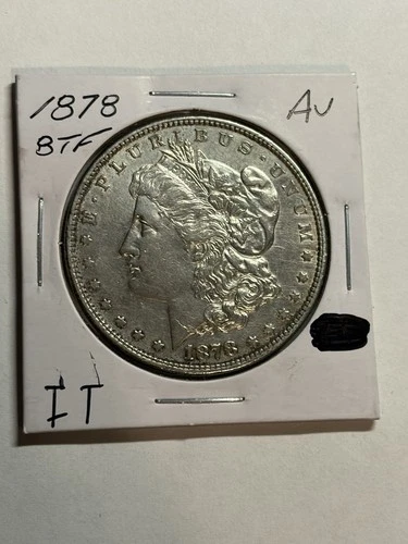 1878 8TF Morgan Silver Dollar AU Tough Variety