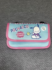 NWOT Sanrio Pochacco blue and pink mini travel phone pouch. Measures 7x4.5