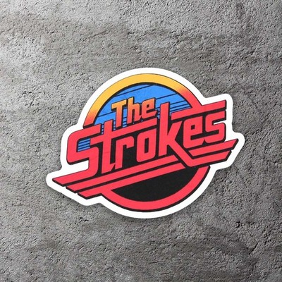 The Strokes 3.5'' Wide Vinyl Sticker - Includes Two