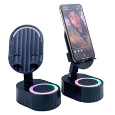 Auto-Sensing Bluetooth Speaker w/ Smart RGB Lighting and Wireless Charging Base