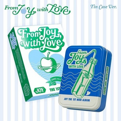 JOY [FROM JOY, WITH LOVE] 1st Mini Album TIN CASE Ver/Tag+Photo Book+4 Card+GIFT