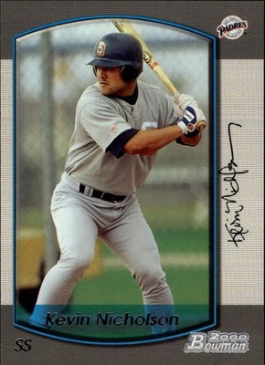2000 Bowman Baseball Card #196 Kevin Nicholson