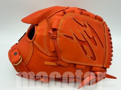 ZETT Special Pro Order 12'' Pitcher Baseball Glove Orange RHT Fujinami Limited