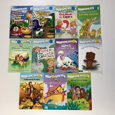 Zonderkidz VeggieTales Berenstain My First Level 1 I Can Read Reader 11 Book Lot