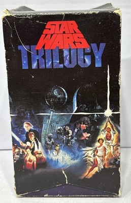 VTG 1990 Star Wars Trilogy CBS/FOX Original Theatrical Release VHS