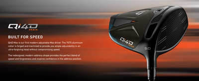 NEW 2026 Taylormade Qi4D MAX Driver HEAD & HEADCOVER ONLY - You