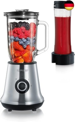 SEVERIN Multimixer, 2-in-1 Stand Mixer und Smoothie Maker mit 1 l