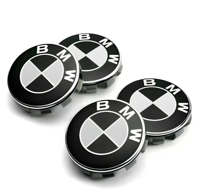 Tapacubos centrales para llantas BMW 68 mm negro, blanco Foto 2 de 3