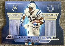2025 Panini Silhouette Edgerrin James #39 Pillars Of The Game Die-Cut Colts HOF