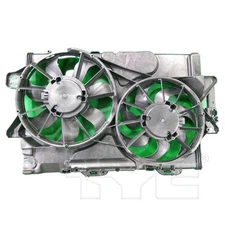 Dual Radiator & Condenser Cooling Fan Assembly for 13-17 Chevy Equinox 3.6L