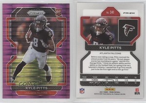 2021 Panini Prizm Rookie Purple Pulsar Prizm Kyle Pitts #341 Rookie RC