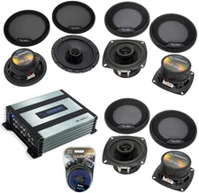 HA-R65 Toyota Land Cruiser 93-96 6.5" 300W, 4" 50W Speakers & 800W Sub Amp