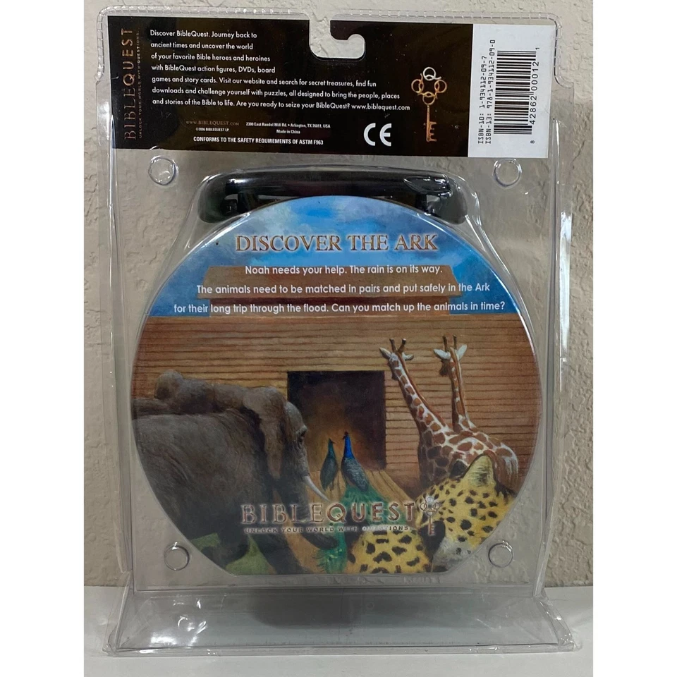 Bible Quest 2 by 2 Memory Game - Noah's Ark Matching Game - Brand New - Ages 3+ - Image 2 of 2