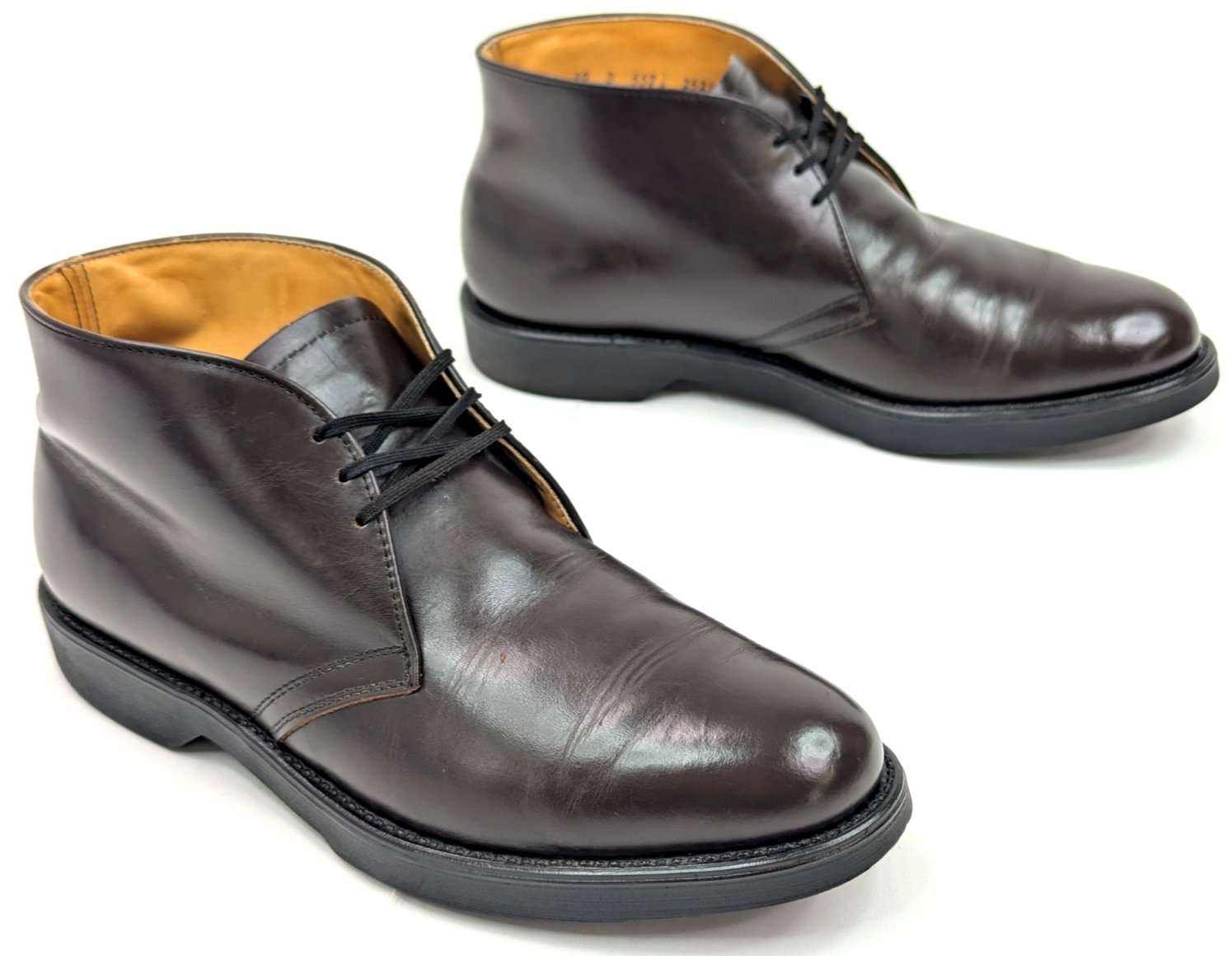 SAOLA Stivaletti Chukka Vintage Mason Chippewa Falls Pelle Uomo 10D Suola Crepe Borgogna