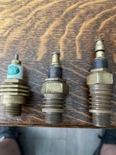 Antique Brevete Brass Ww1 Aviation Motorcycle Spark Plugs