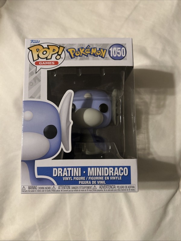 Funko Pop Pokémon Collectible 1050 Dratini New, With Box