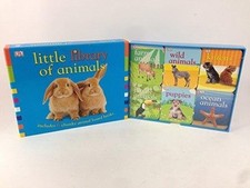 Little Library of Animals DK 4 chunky animal ...