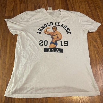 Homage Arnold Classic 2019 USA World Tour T-Shirt Mens XXL White Bodybuilding