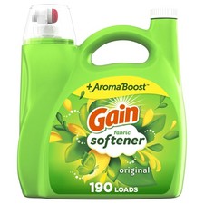 Gain Original Scent Fabric Softener Liquid 140 fl oz 190 Loads 0.13 per gallon
