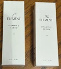 Lot Of 2 One Ounce Bottles Of Element Skincare Face Vitamin C Serum Dated 3/26