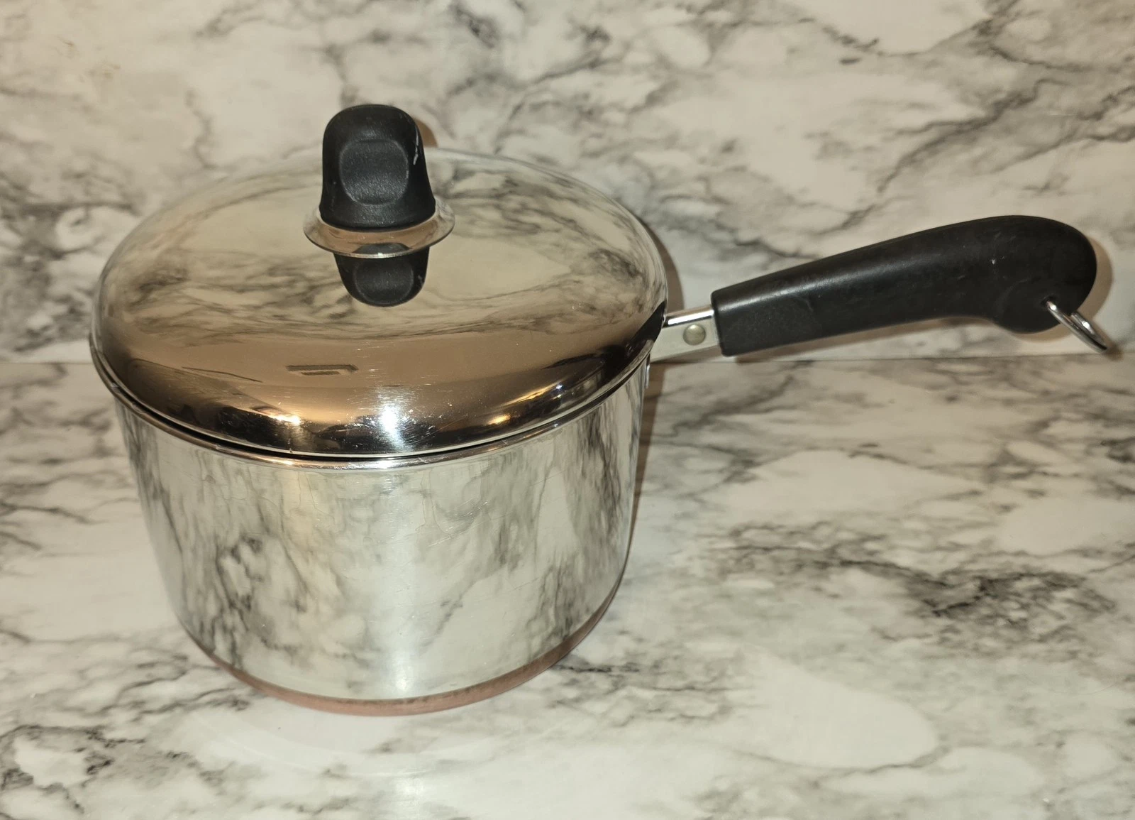 Revere Ware 3 Qt Saucepan w/Lid Stainless Steel Tri Ply Clinton IL