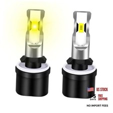 LED Fog Light Bulbs 3000K 4000LM 300 Brighter, 885 893 899 LED Fog 880 Yellow