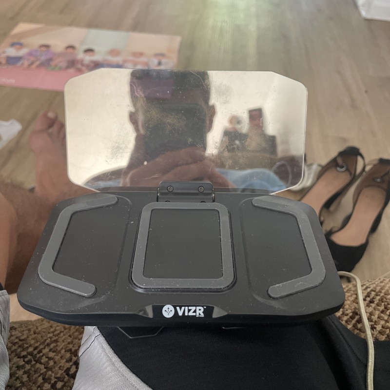 VIZR Heads Up Display Navigation Map Works In All Vehicles, All Phones