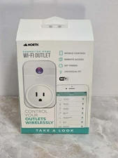 North Wi-Fi Smart Outlet Plug NIB Connected Home Remote Timer 🔌📱