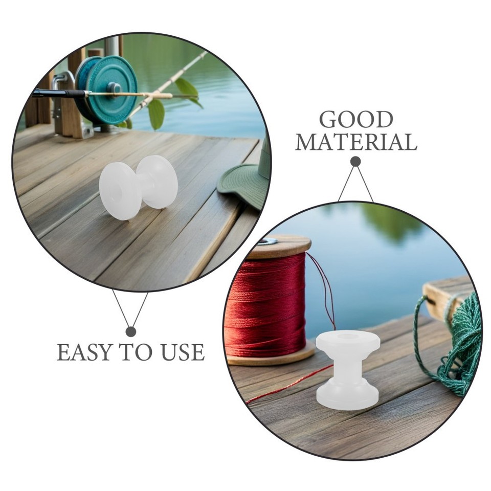 Boating Guidebooks 2 Pcs Anchor Roller Replacement Wheel Boat Guide Nylon Accessories ...