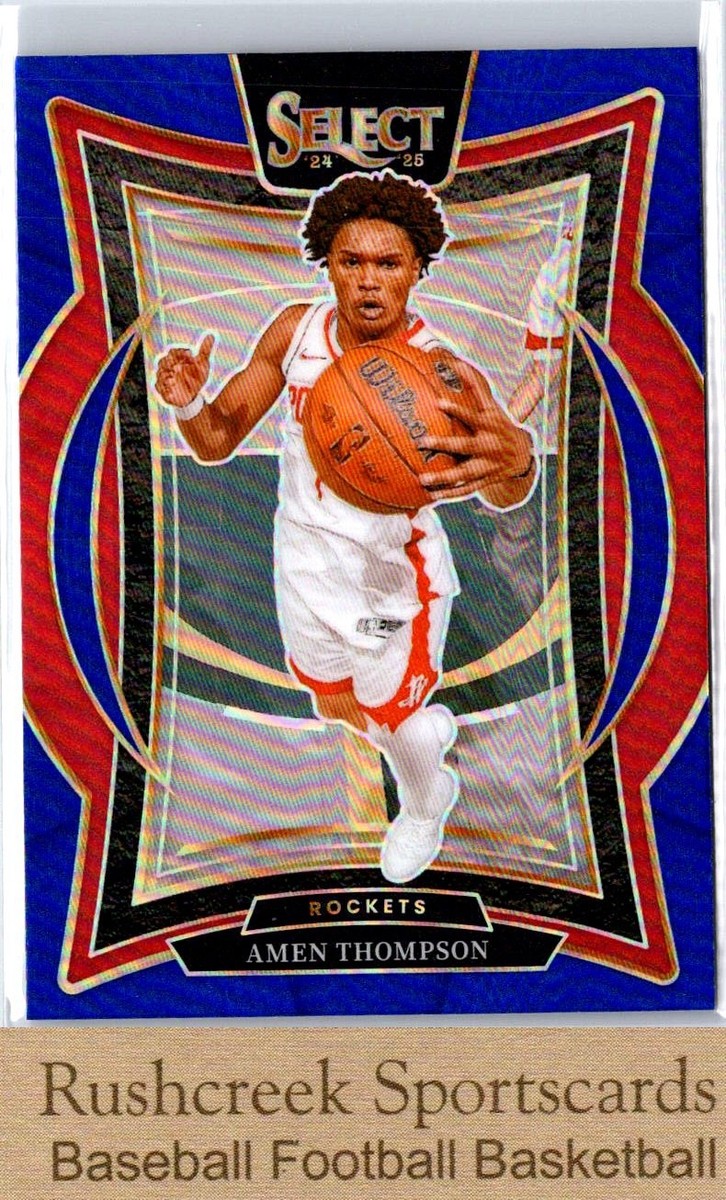 NBAカード　アメントンプソン 2024-25 Panini Select #59 Amen Thompson Blue Prizm | eBay