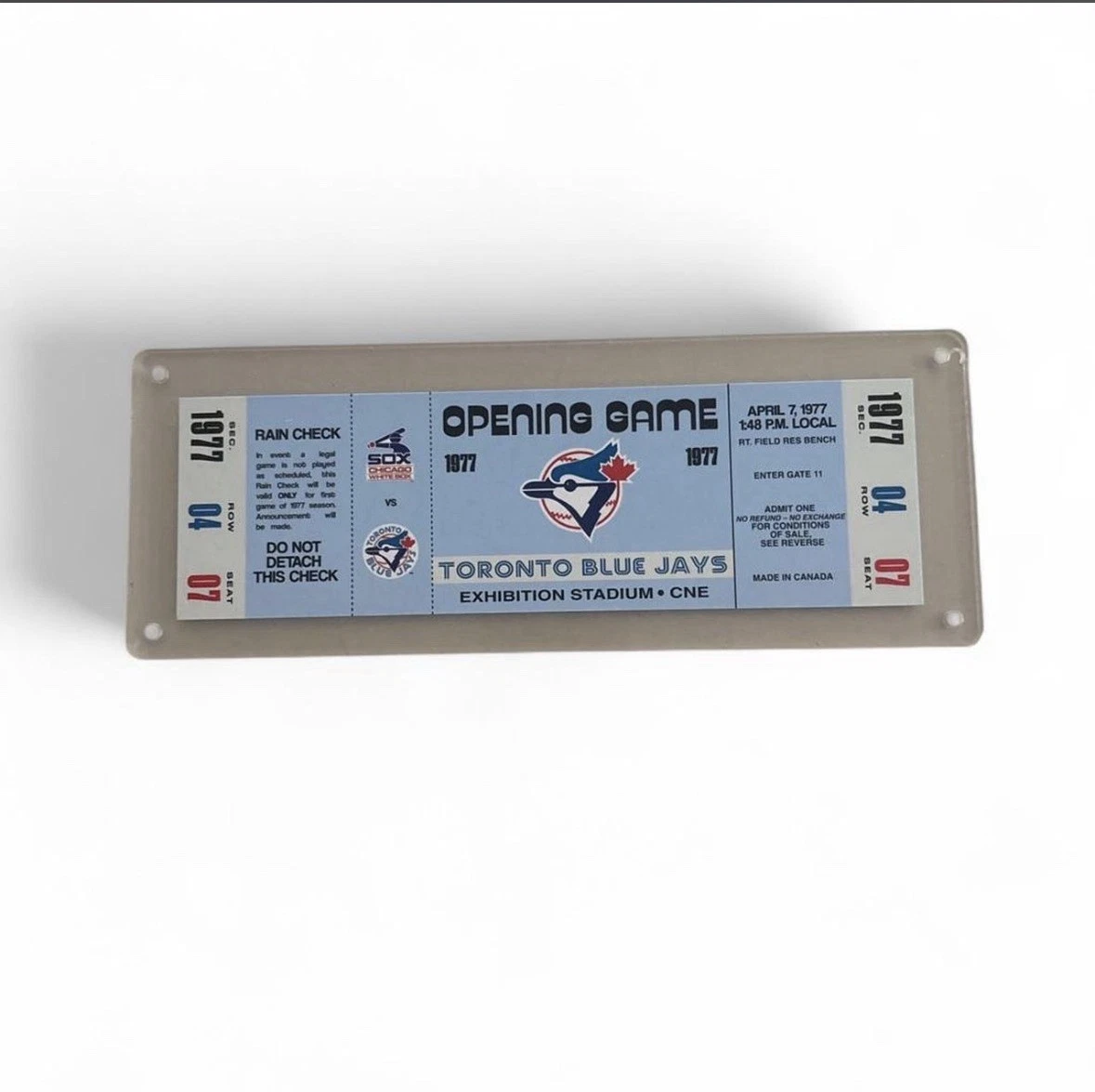 Toronto Blue Jays Baseball 1977 Vintage Sports Ticket Stubs | eBay