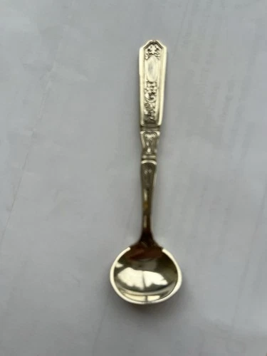 Gorham Sterling Salt Spoon St. Dunstan, Chased