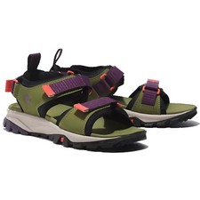 Image of TIMBERLAND BNIB Ladies Sandals LINCOLN PEAK BACKSTRAP Medium Green Leather UK 8