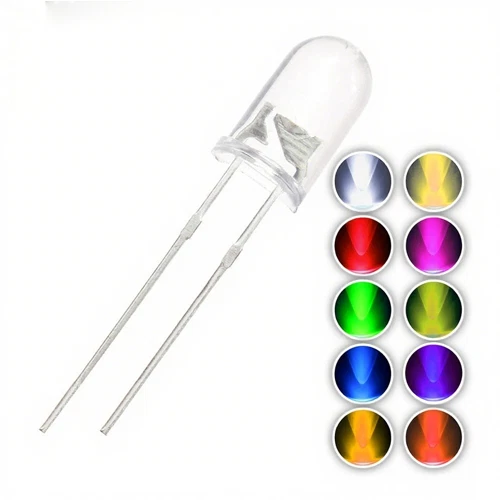 5mm LED Diode superhell 30° 20mA Ultrahell 30° Blau Rot Grün Gelb Orange UV Weiß