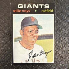 Topps 1971 Willie Mays San Francisco Giants #600 Base Set Baseball Card
