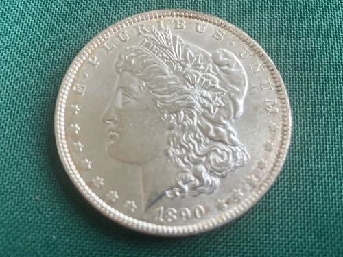 1890 P Morgan Silver Dollar BU / UNC