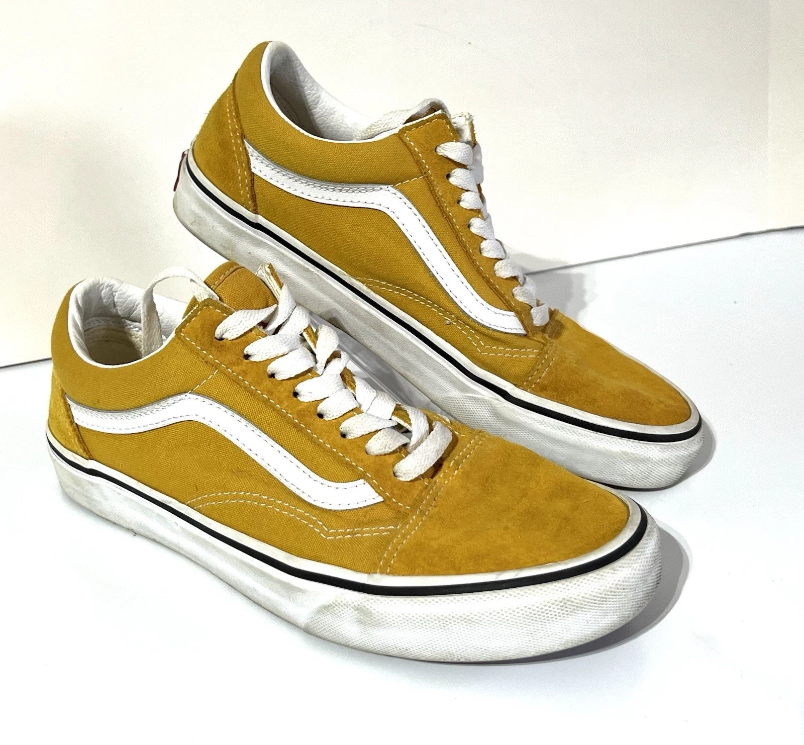 Scarpe Oldol Skoolic Clas Vanslo giallo senapeciate tela scam uom