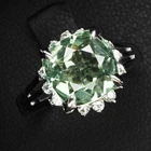 Alluring Light Green Tourmaline 2.50Ct 925 Sterling Silver Handmade Jewelry Ring