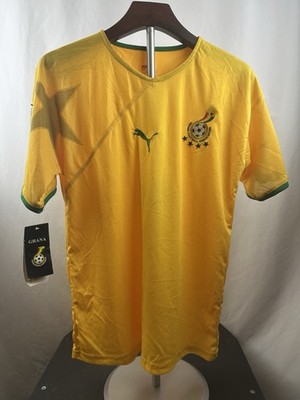 NWT Vintage Puma Men s Ghana South Africa 2010 World Cup Large Shirt 
