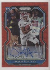 2020 Panini Prizm Rookie Red Wave 129/149 Jason Huntley #360 Auto 0b67