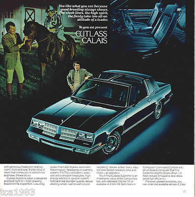 1982 OLDSMOBILE Brochure / Catalog: CUTLASS SUPREME,CRUISER,OMEGA