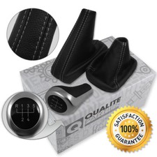 OEM SILBER SCHALTKNAUF SCHALTSACK HANDBREMSSACK FÜR BMW 3er E46 E36 5-GANG WEIß