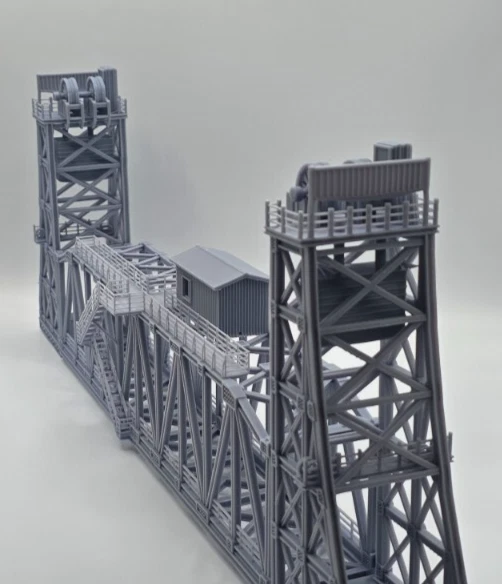 HO Scale Lift Bridge – Single Track - Image 3 of 4