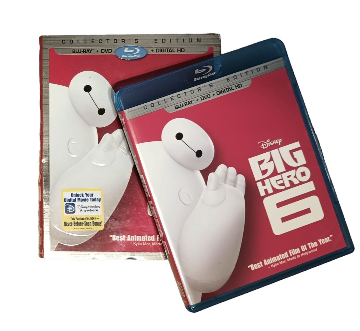 Disney's Big Hero 6 Blu-ray + DVD ONLY 2014 Collectors Edition