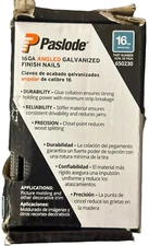 Paslode Nails 650230 Angled Finish Nail,16Ga,1-1/4 {32mm} in pack 2,000 Trim